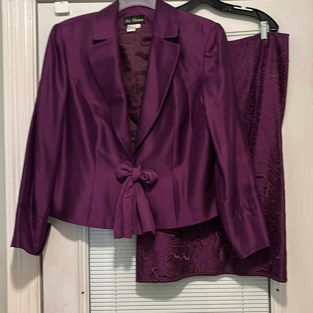 Beautiful Purple Silk Skirt by Liz Elana